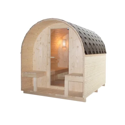 XXXLutz Sauna Island Natur 220x200x189 cm
