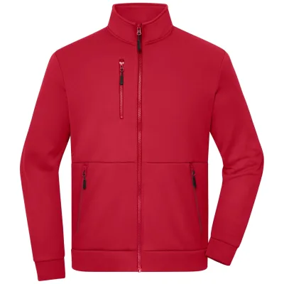 James & Nicholson Fleecejacke JN1876 Gr. M rot