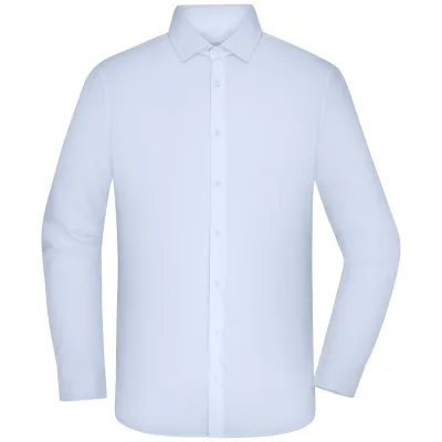 James & Nicholson Hemd Modern Fit JN1374 Gr. S light blue
