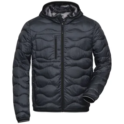 James & Nicholson Steppjacke mit Wattierung Herren JN1156 Gr. 3XL graphite/camouflage