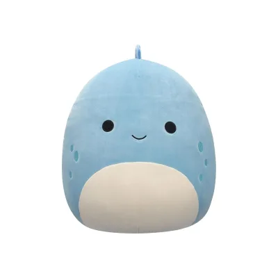 Jazwares SQCR06650 - Squishmallows - John, der Dino Plüschfigur, 40 cm, blau