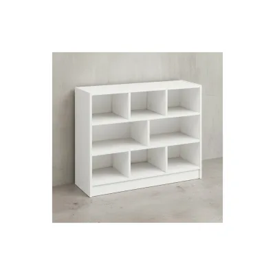 KADIMA DESIGN Holzbücherregal mit Melaminharz-Beschichtung und Stauraum, Modernes Design