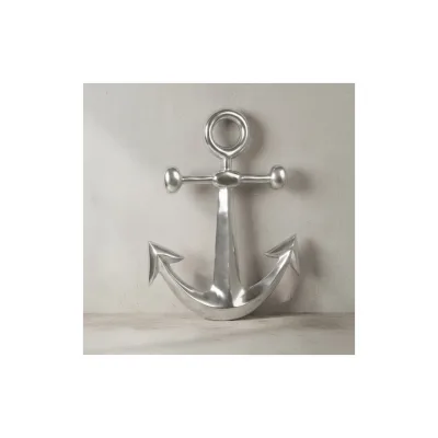 KADIMA DESIGN Maritime Dekofigur aus Aluminium, 62,5 cm - Polierte Skulptur, Handgefertigt