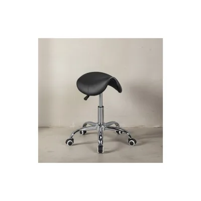 KADIMA DESIGN Sattelhocker BEVANO, höhenverstellbar, 100 kg Belastbarkeit, in Schwarz