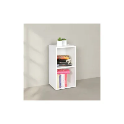 KADIMA DESIGN Standregal CERVINO: 2 Regalfächer, Sonoma Farbton, 30x60x30 cm, Melaminharzbeschichtung