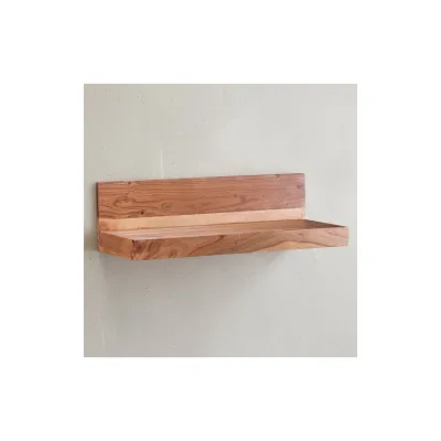 KADIMA DESIGN Wandregal NAKO Massivholz: Flexibles Landhaus-Design, 60 x 23 x 17 cm, pflegeleicht
