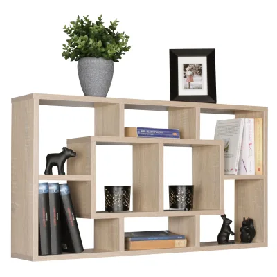 KADIMA DESIGN Wandregal RUR: Modernes Design, MDF, 85x47.5x16 cm, melaminharzbeschichtet