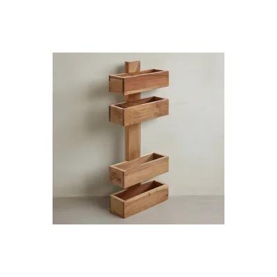 KADIMA DESIGN Zeitungsständer NAKO Massivholz: Klassisch, stilvoll, viel Stauraum, handgefertigt