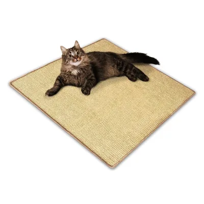 Karat homeliving Sisal-Kratzteppich   Für Katzen   Natur