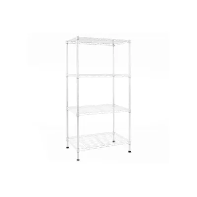 Karat Metallregal Rocky   Pulverbeschichtet weiß   5 Böden