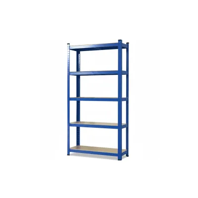 karatcommercial Schwerlastregal Grizzly   Blau   Höhe: 220 cm   Breite: 90 cm