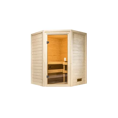 Karibu Innensauna Danika inkl. Saunaofen 3,6kW integr. Steuerung