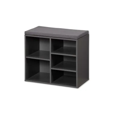Kesper Schuhschrank mit Sitzkissen - versch. Ausführungen - Grau klein