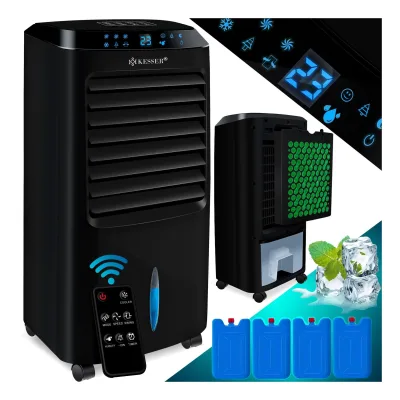 KESSER® 4in1 Mobile Klimaanlage   Fernbedienung   Klimagerät   Ventilator Klimaanlage   10 L Tank   Timer   3 Stufen   Ionisator Luftbefeuchter   Luftkühler