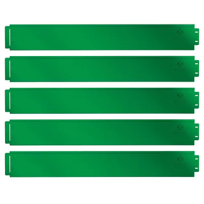 KESSER® Rasenkante Beeteinfassung Beetumrandung 5 bis 50m Beetbegrenzung Rasenbleche Mähkante Metall Palisade Inkl. Handschuhe