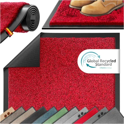 KESSER® Schmutzfangmatte rutschfeste Fußmatte für Innen- & Außenbereich waschbar & wetterfest   Türmatte Wohnungseingang   Teppich für Büro & Vorzimmer   Fußabtreter Fußabstreifer