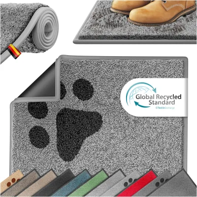 KESSER® Schmutzfangmatte rutschfeste Fußmatte für Innen- & Außenbereich waschbar & wetterfest   Türmatte Wohnungseingang   Teppich für Büro & Vorzimmer   Fußabtreter Fußabstreifer