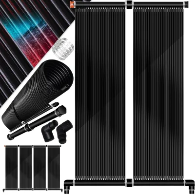 KESSER® Solarkollektor Poolheizung cm, Warmwasser Heizung Solarheizung für Pools  l Beliebig erweiterbar l  UV-beständiger Kunststoff