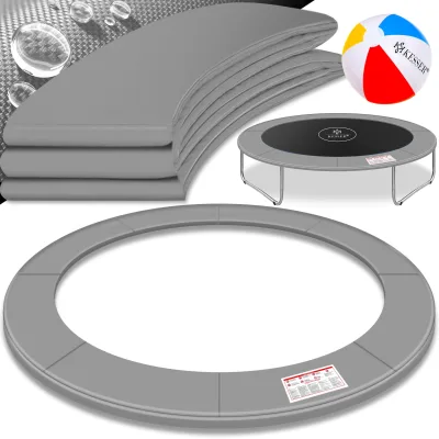 KESSER® - Trampolin Randabdeckung Ø 244 , 305 , 366 , 426 cm , 30cm breit 100% UV-beständig reißfest Federabdeckung , Grün , Blau