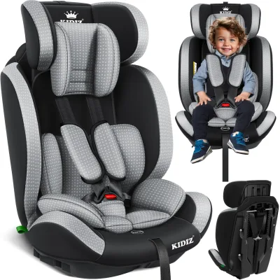 KIDIZ® Autokindersitz Kindersitz Kinderautositz   Autositz Sitzschale   9 kg - 36 kg 1-12 Jahre   Gruppe 1/2/3   universal   zugelassen nach ECE R129/03   6 verschiedenen Farben