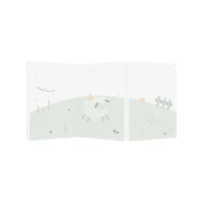 Kikka boo Babybett Faltmatratze Tiere 120 x 60 x 5 cm Baumwolle Reißverschluss grün
