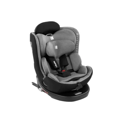 Kikka boo Kindersitz i-Safe, i-Size (40-150 cm) Isofix, Top-Tether, verstellbar hellgrau