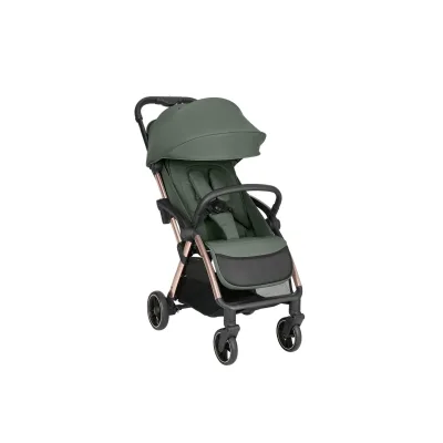 Kikkaboo Kinderwagen, Buggy Eden bis 22 kg Federung Regenschutz zusammenklappbar dunkelgrün