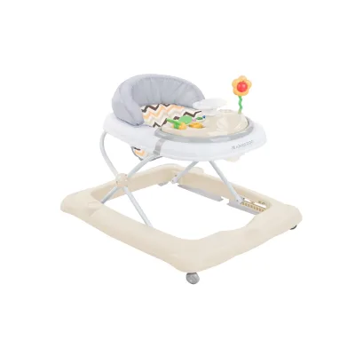 Kikkaboo Lauflernhilfe Misty klappbar 3-fach höhenverstellbar Musik Spielcenter beige/braun