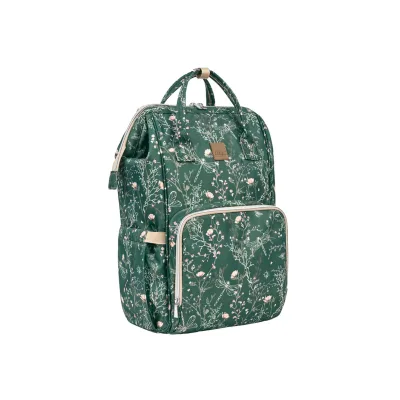 Kikka boo Wickeltasche Grün 21x42x27 cm