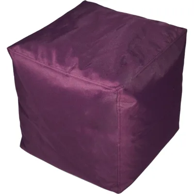 KINZLER Hocker eckig, Outdoorfähig, Brombeere