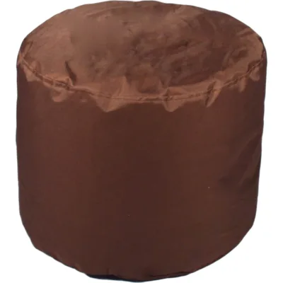 KINZLER Hocker rund, Outdoorfähig, Dunkelbraun