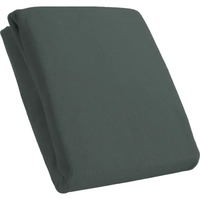 Kinzler Spannbetttuch Mikrofaser Fleece, anthrazit ca. 160 x 200 cm