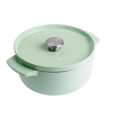 KitchenAid CC007433-001 Bräter mit Deckel - Rund - 3.3L 22cm Hellgrün