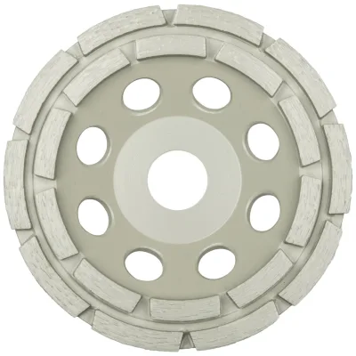 Klingspor DS 600 A Diamantschleifteller, 125 x 7,2 x 22,23 mm 18 Segmente 7,2 x 5 mm, 2-Reihig