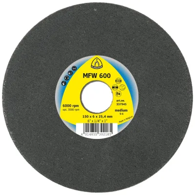 Klingspor MFW 600 UNITIZED WHEEL Kompaktscheiben, 150 x 3 x 25,4 mm Medium Siliziumkarbid