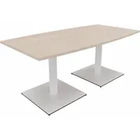 Konferenztisch communication 1.800 x 720 x 800/900 mm (B x H x T) verkehrsweiß
