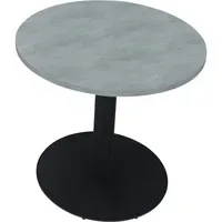 Konferenztisch communication rund 800 x 720 mm (Ø x H) anthrazit metallic