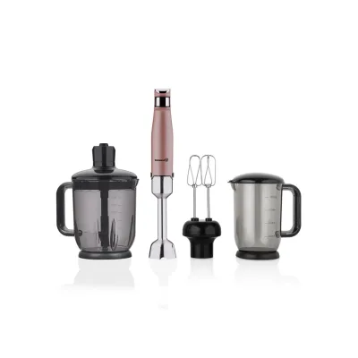 Korkmaz Performix Mega Mixer-Set in Rosegold 1000W Edelstahl 18/10
