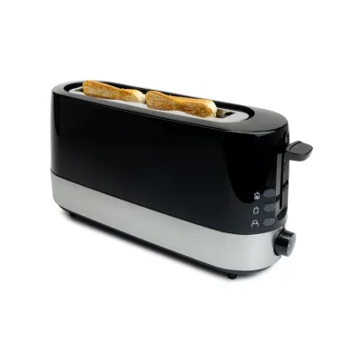 KORONA Langschlitz-Toaster 23 cm mit Brötchenaufsatz und