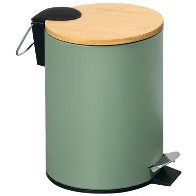 Kosmetikeimer Bambus, FSC, grün 3l