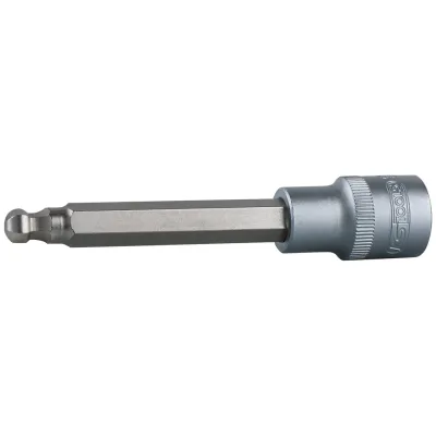 KS Tools 1/2 Bit-Stecknuss Innensechskant mit Kugelkopf, lang, 5 mm