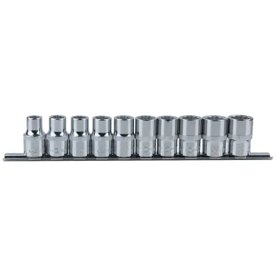 KS Tools 1/2 CHROMEplus 12kant-Stecknuss-Satz, 10-tlg. 10-19 mm