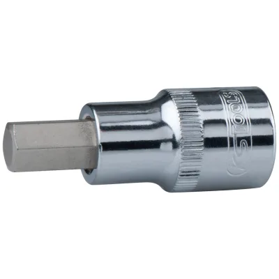 KS Tools 1/2 CHROMEplus Bit-Stecknuss Innensechskant, kurz, 11 mm