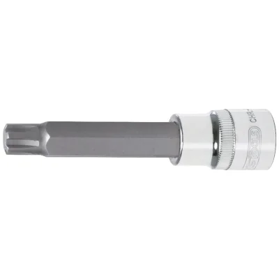 KS Tools 1/2 CHROMEplus Bit-Stecknuss RIBE,lang, M10, 240 mm