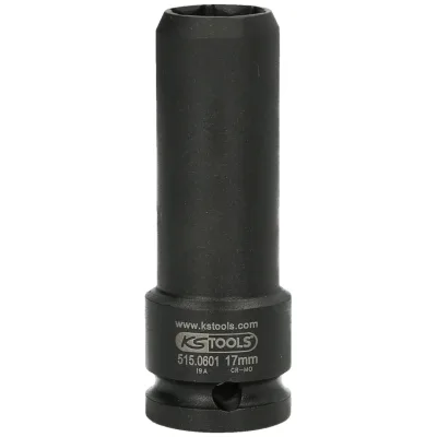 KS Tools 1/2 Spezial-Kraft-Stecknuss für geschraubte Spurplatten, 17 mm