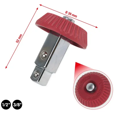KS Tools 1/2+3/8 Drehknopf-Umsteckvierkant