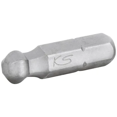 KS Tools 1/4 Bit Innensechskant, 25 mm, Kugelkopf, 3,5 mm