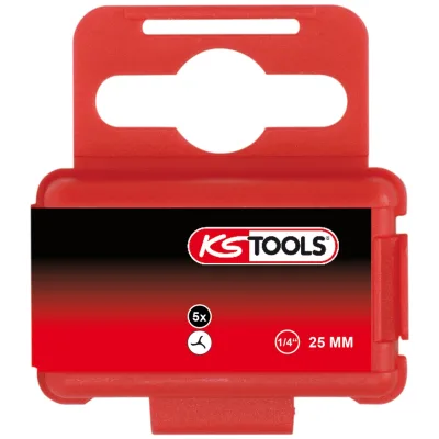 KS Tools 1/4 Bit TRIWING, 25 mm, #0, 5er Pack