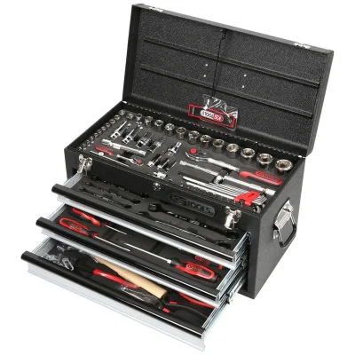 KS Tools 1/4+1/2 CHROMEplus Universal-Werkzeug-Satz, 99-tlg GEAR