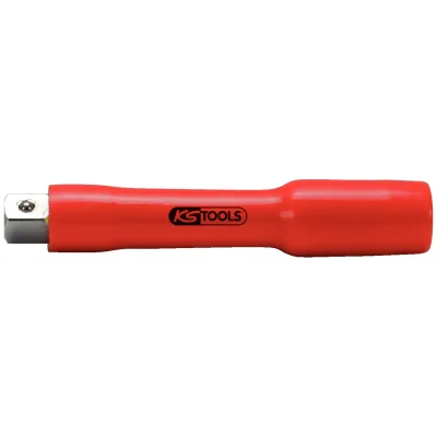 KS Tools 3/8 Verlängerung mit Schutzisolierung und Schraubenarretierung, 250 mm